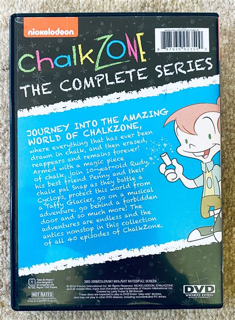 ChalkZone Chalk Zone The Complete Series 5 DVD Set Nickelodeon Cartoon