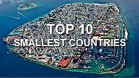 Top 10 Smallest Countries - Elite Facts