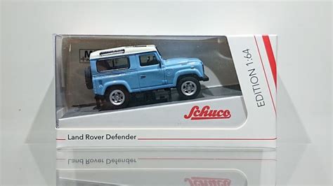 Schuco Land Rover Defender Blue White Axellworks Hobbytown