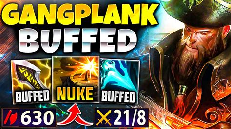 New Buffs Riot Just Accidentally Mega Buffed Gangplank Youtube