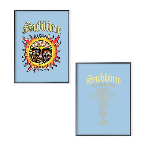 SUBLIME 40 Oz. To Freedom Tour Poster Set, Sublime Band Poster Set sold by Switzerland | SKU ...