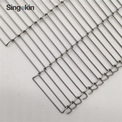 Stainless Steel Metal Wire Mesh Flat Flex Conveyor Belt Chocolate Mesh