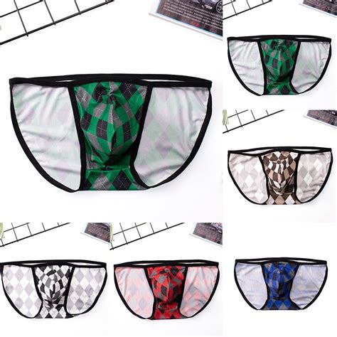 Trsbxmen Sexy Thongs Briefs Low Rise G String Pouch T Back Underwear Bikini Panties Shopee