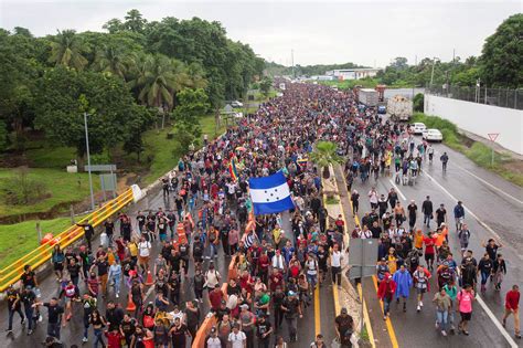 Thousands Of Migrants Join New Caravan Through Mexico Call For Title