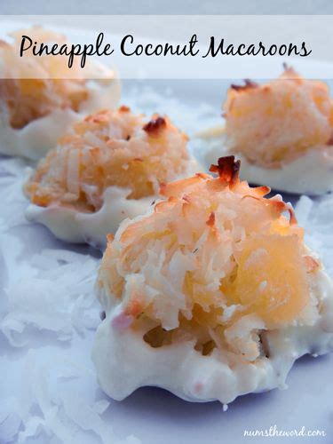 These Pineapple Coconut Macaroons Aka Pina Colada Macaroons Are