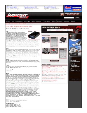 Import Tuner Magazine Pdf - Fill Online, Printable, Fillable, Blank ...