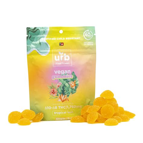 Urb Delta Thc Gummies Tropical Lush Cannabuddy