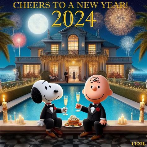 Pin By Lisa Peterson On Peanuts New Year Snoopy Happy New Year