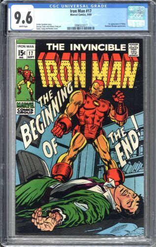 Comics On Twitter IRON MAN 17 CGC 9 6 White Pgs 1ST MADAME MASQUE