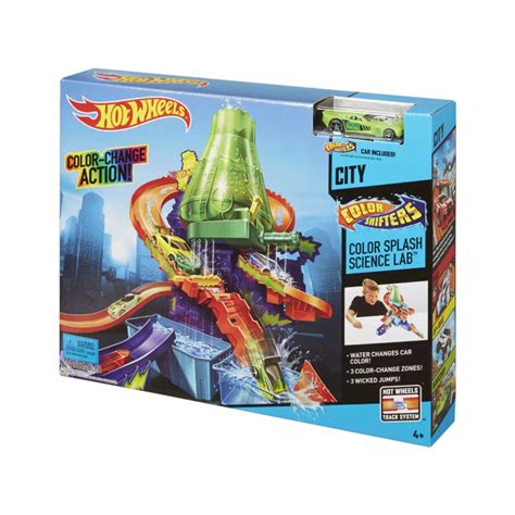 Hot Wheels Color Change Estação Científica CCP76 Mattel Pista 3