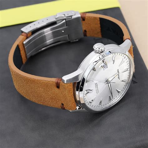 20mm 22mm Tan Suede One-Piece Quick Release Watch Strap | StrapCode