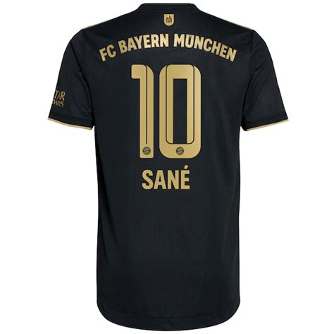 SANÉ 10 Bayern Munich Away Soccer Jersey 2021 22 Gogoalshop