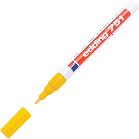 Shop Edding Yellow Paint Marker Paint Markers Zoro Uk