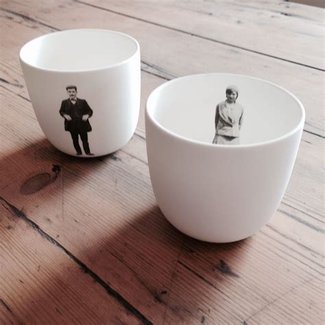 Prenez Le Th Avec Gaston Et Marguerite Petits Mugs En Porcelaine