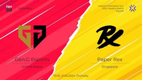 Gen G Esports Vs Paper Rex 21 03 2024 At Valorant Champions Tour 2024