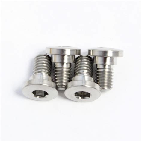 titanium rear disc bolt set   titan classics