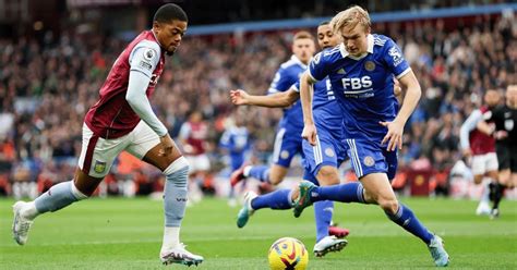 Resultados Aston Villa Leicester 2 4 22ª jornada de Premier League