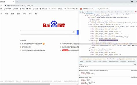 Python Selenium Xpath Bilibili