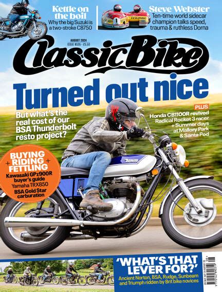 24 July 2024 Classic Bike Magazine 1000 S Of Magazines In One App