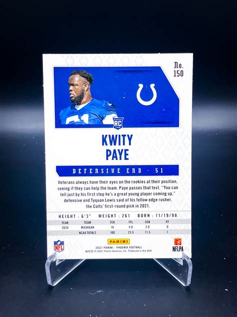 2021 Phoenix Kwity Paye RC Fire 150 Indianapolis Colts EBay