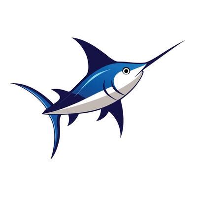 Blue Marlin Conservation Vector Art, Icons, and Graphics for Free Download