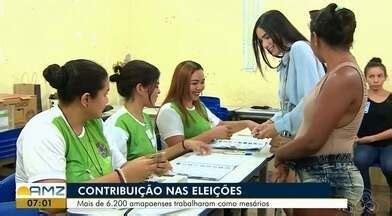 Bom Dia Amaz Nia Ap Contribui O De Mes Rios Do Primeiro Turno Nas