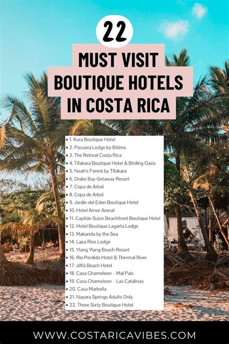 The 22 BEST Boutique Hotels in Costa Rica for Amazing Vibes