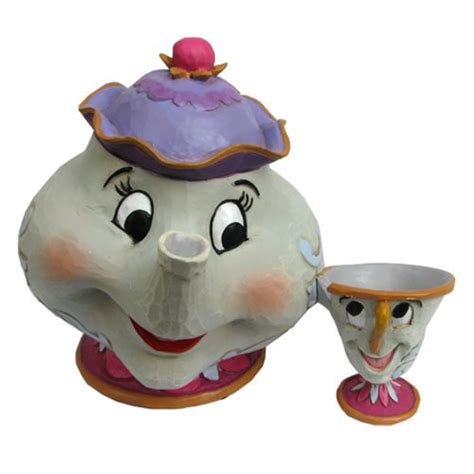 Disney Traditions Beauty Beast Mrs Potts And Chip Statue Enesco