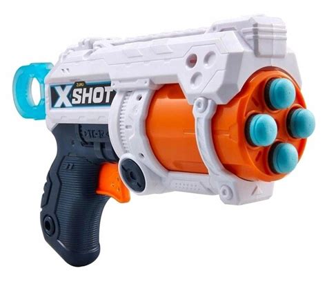 Pistolet Zuru X Shot Fury 4 Na Strzałki Rzutki Piankowe 27 M 16