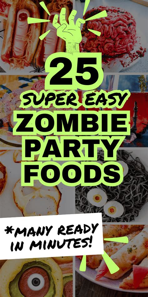 25 Easy Diy Zombie Theme Food Ideas Kids Love