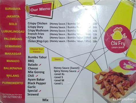 Selalu Diperbarui Menu Chi Fry Wiyung Surabaya