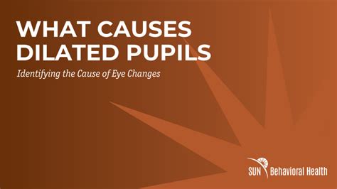 What Causes Dilated Pupils - SUN Kentucky