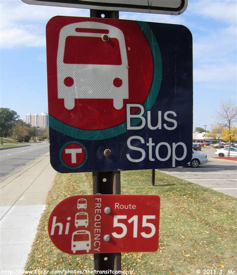 Metro Bus Stop Sign