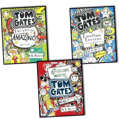 Tom Gates 3 Books Collection Pack Set Tom Gates 1 3 By Liz Pichon