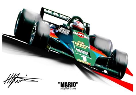 MARIO Original Art By Mark E Lewis Racing Art Motorsport Art Racing