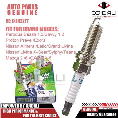 Denso Spark Plug Iridium Tt Ixeh Tt Pcs For Perodua Bezza Proton