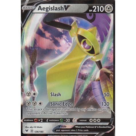 Aegislash V Sword Shield Vivid Voltage