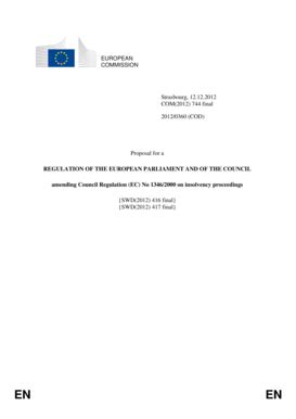 Fillable Online Ec Europa Proposal For A Regulation Amending Council