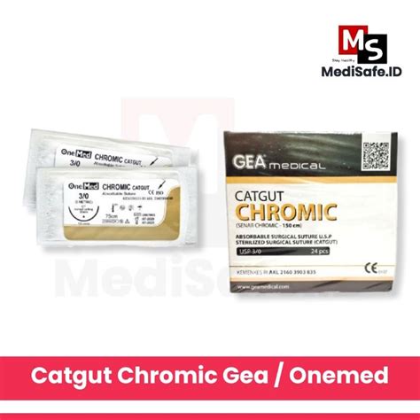 Catgut Chromic Surgical Suture Benang Jahit Medis Pcs Lazada Indonesia