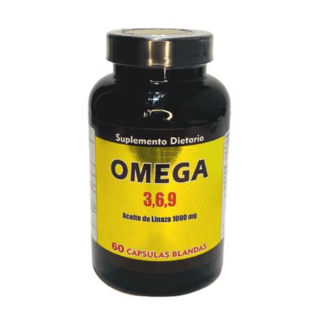 Omega 3 6 9 Frasco X 60 Cápsulas Blandas Naturalmente