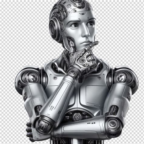 Robot Aislado Png Con Fondo Transparente Archivo Psd Premium