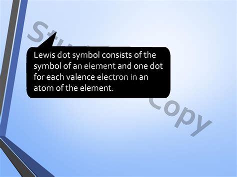 SOLUTION: Lewis dot symbol - Studypool