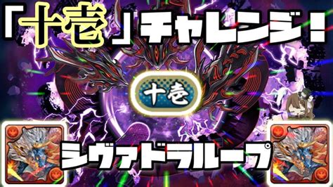 【パズドラ】「十壱」称号チャレンジ！シヴァドラループで楽々称号getしよう！ │ パズドラの人気動画や攻略動画まとめ パズル＆ドラゴン徹底研究