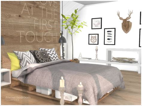 Sims 4 CC S The Best Alwine Bedroom By Severinka