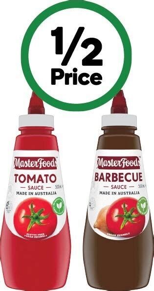 Masterfoods Tomato Or Barbecue Sauce Ml Offer At Woolworths