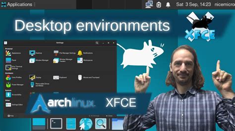 Xfce Desktop Environments On Arch Linux Ep 14 Youtube