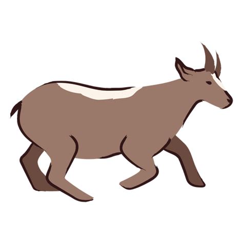 Cartoon Goat Walking Png And Svg Design For T Shirts