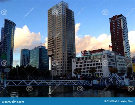 Rotterdam Sky View Editorial Photography Image Of Netherland 37651262