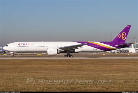 HS TKW Thai Airways Boeing 777 3D7ER Photo By Michael Pavlotski ID