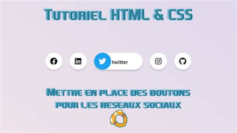 Comment Cr Er Des Boutons Des R Seaux Sociaux En Html Et Css Uniquement